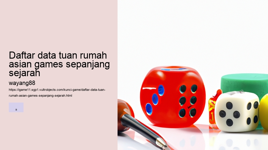 daftar data tuan rumah asian games sepanjang sejarah