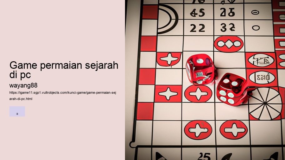 game permaian sejarah di pc