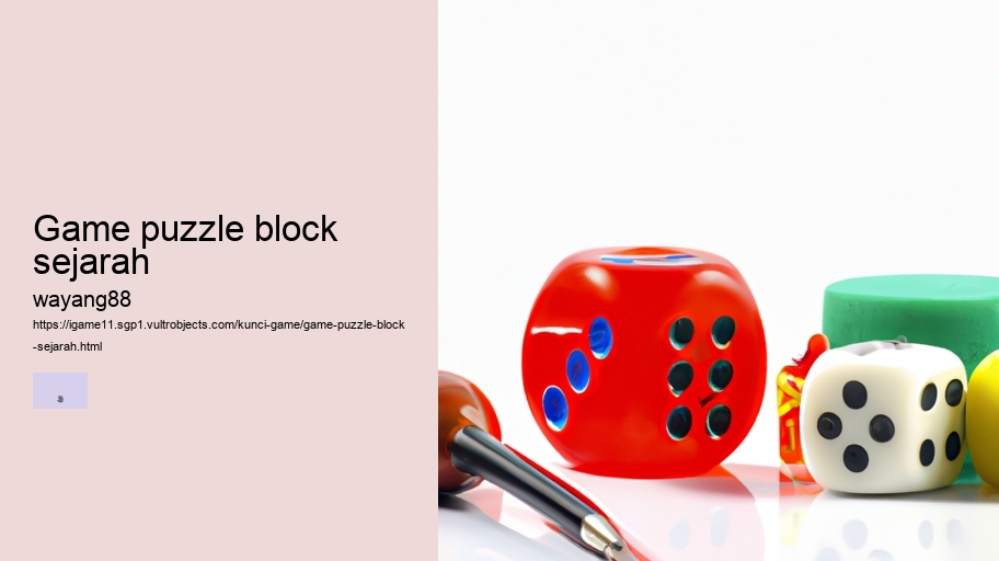 game puzzle block sejarah